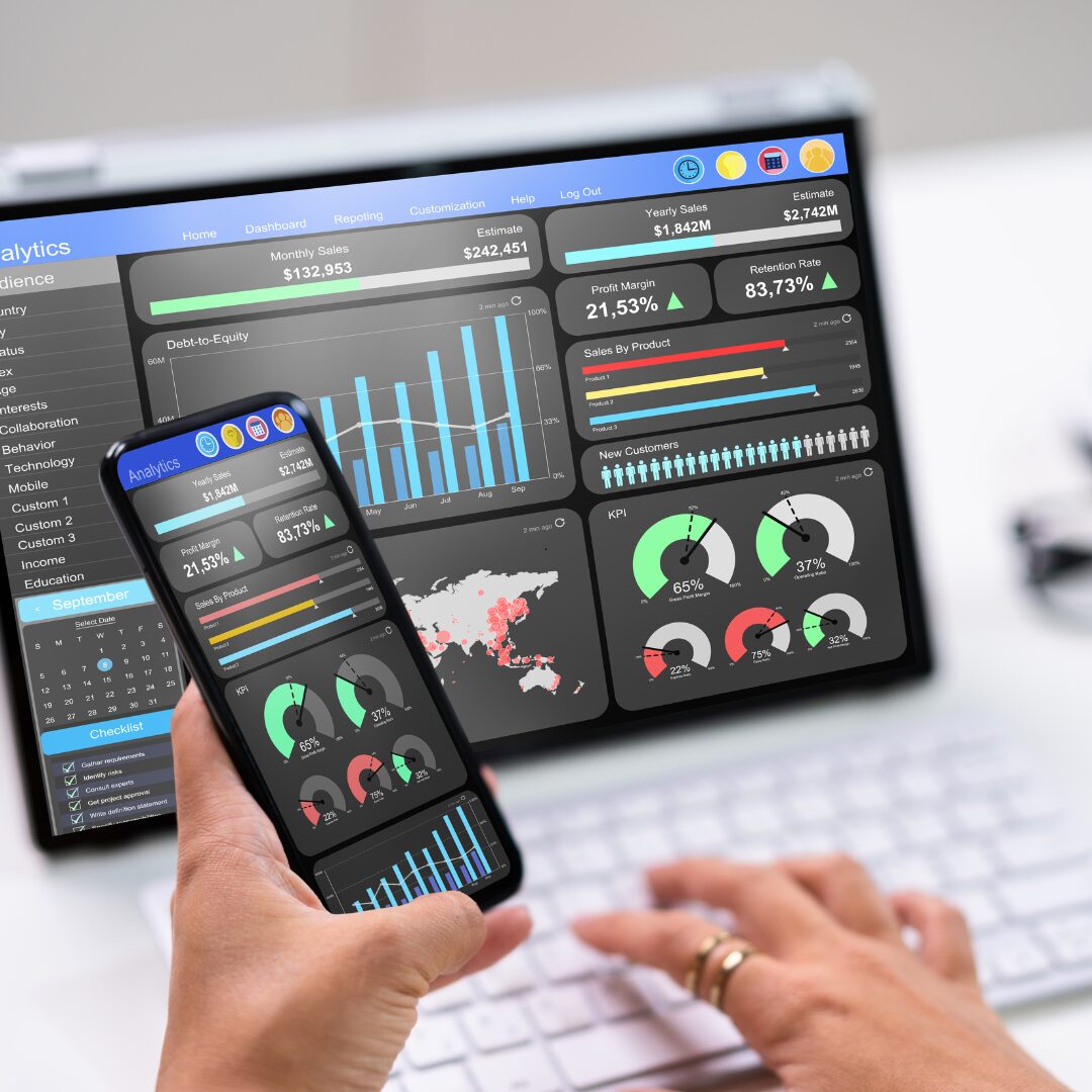 user checking seo analytics